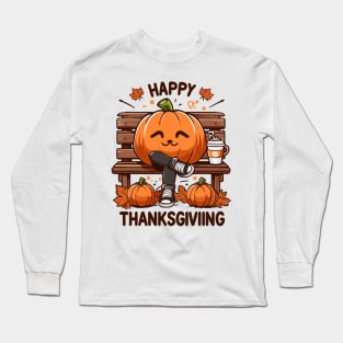 Happy Thanksgiving' Long Sleeve T-Shirt